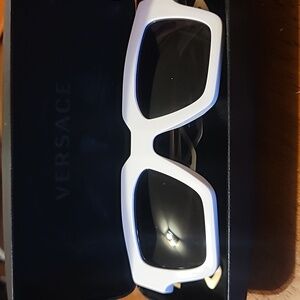 Versace Sunglasses White and Gold